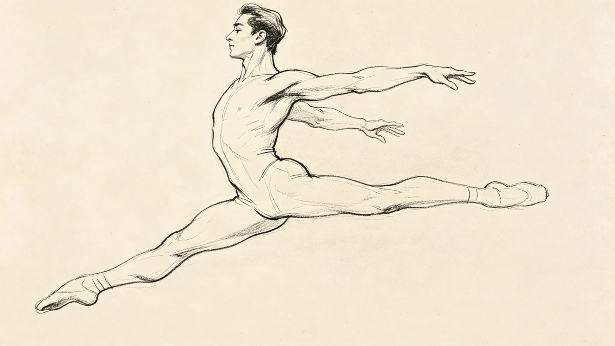 人物动态速写素材示例1