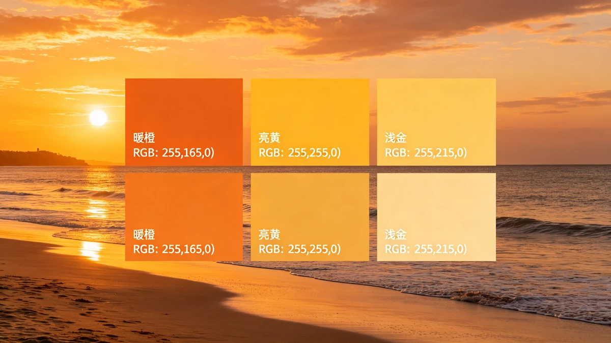 色彩搭配方案素材示例1