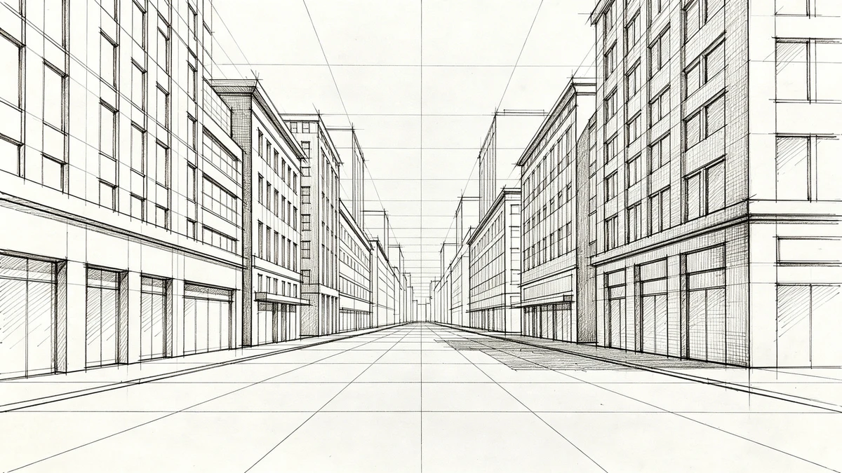 场景透视构图素材示例1